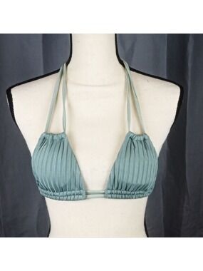 Zaful Bikini Top, Sage Green, Size S